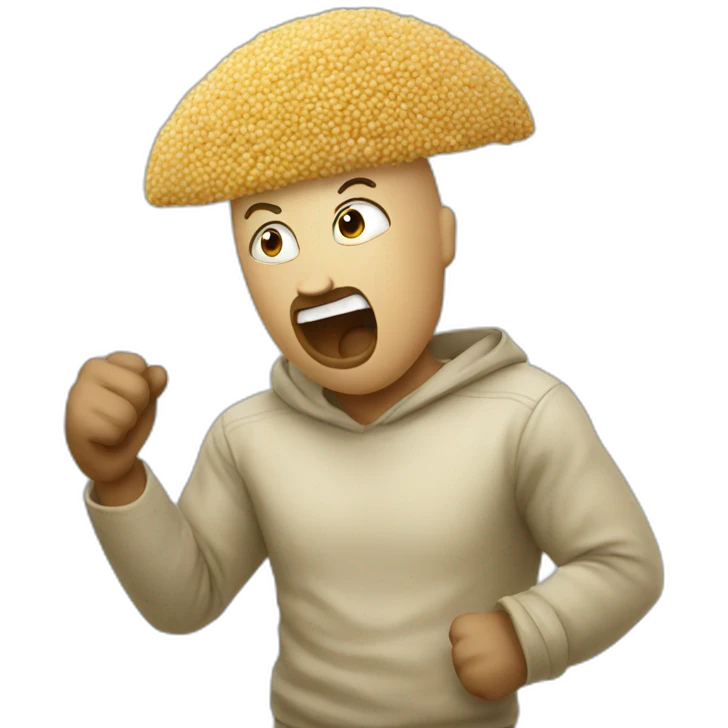 fighting quinoa emoji