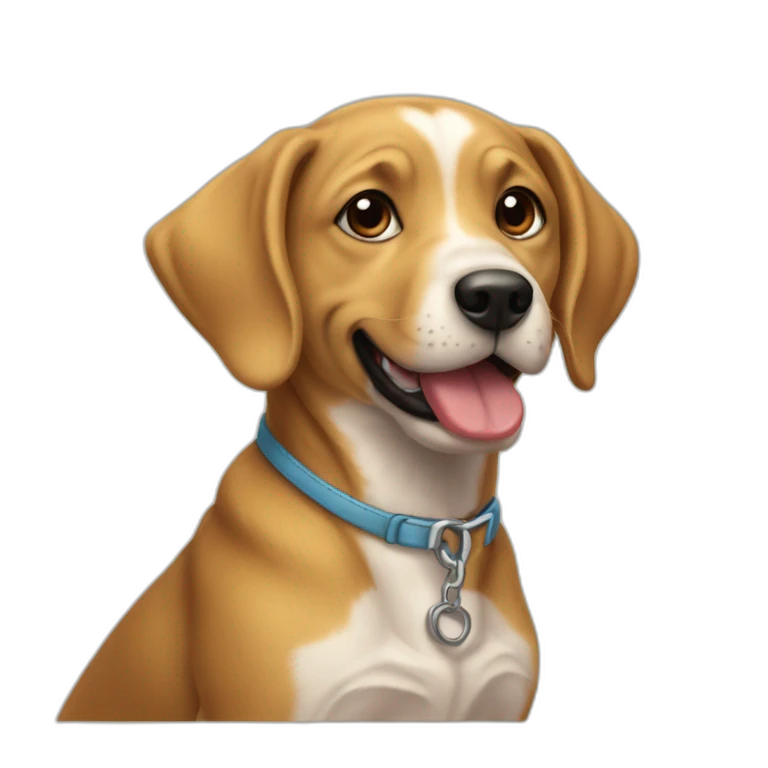 chien sur enfant emoji