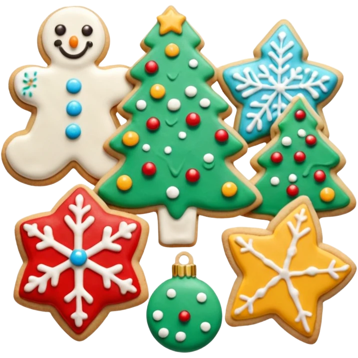christmas cookies emoji
