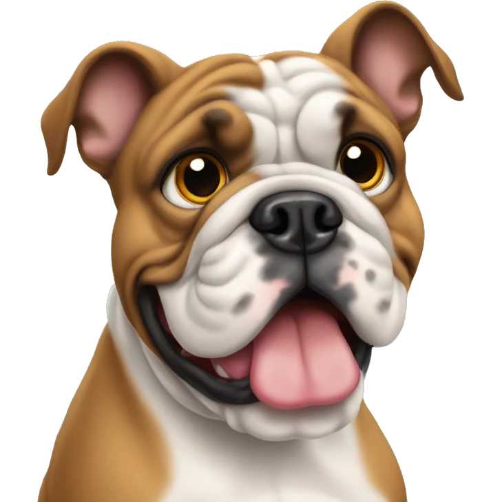 Bulldog Frances en picina  emoji