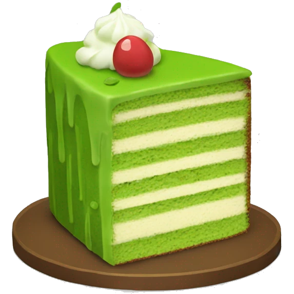 Matcha cake  emoji