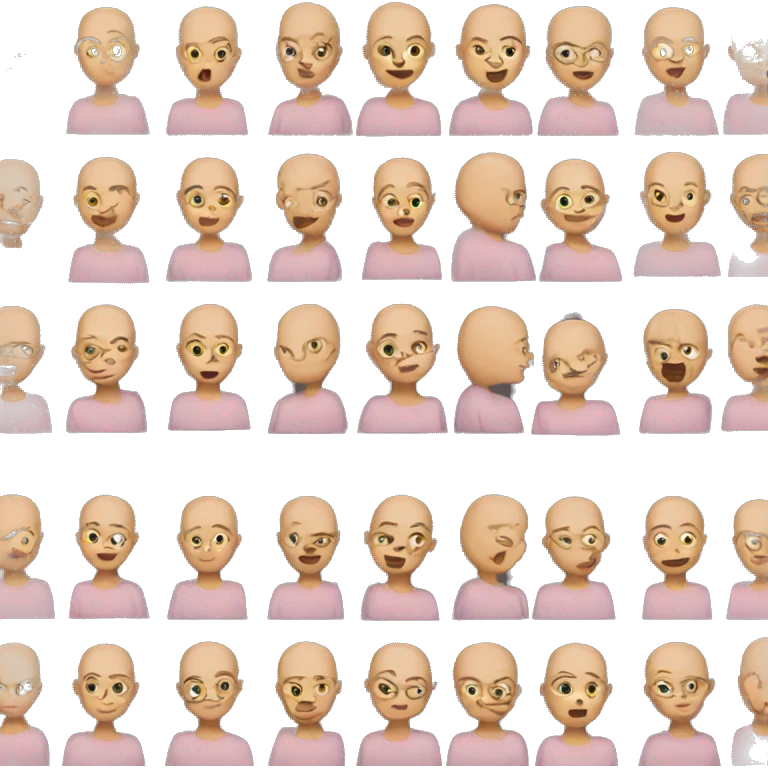 bald women emoji