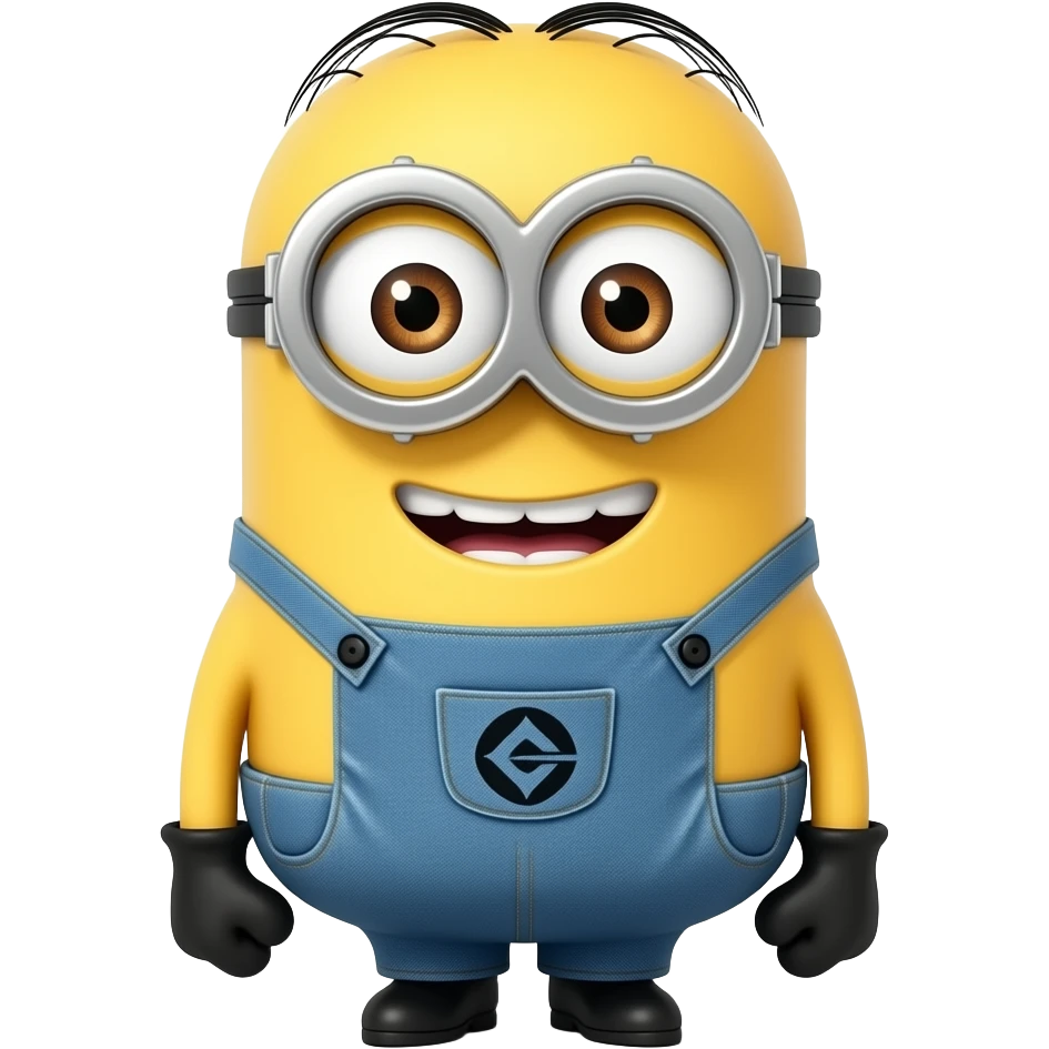Minion fazendo e-mail emoji