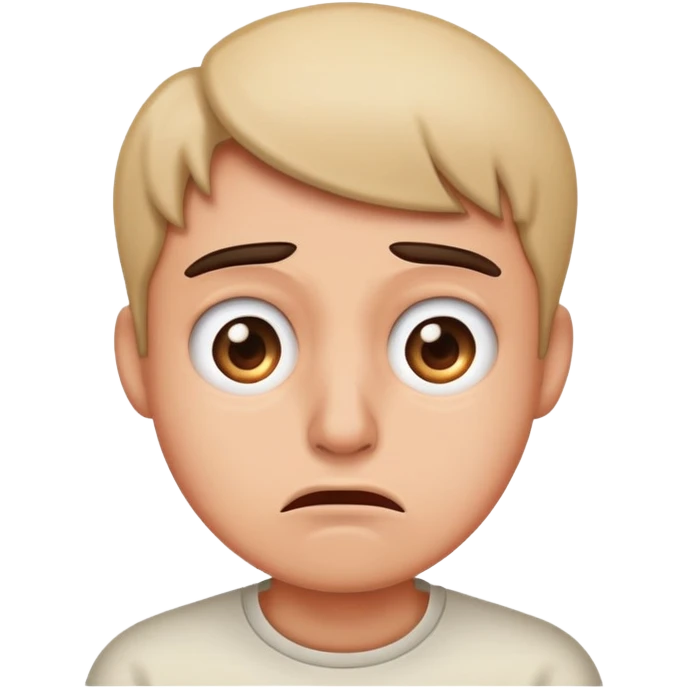 disgusted and confused emoji