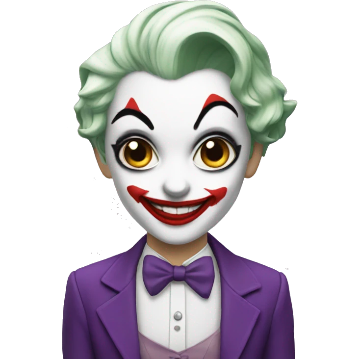 Joker as girl  emoji