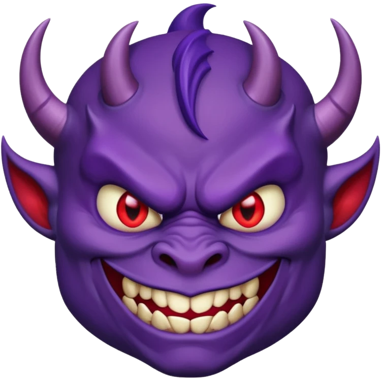 purple devil emoji