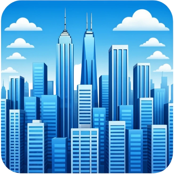 blue city emoji png emoji