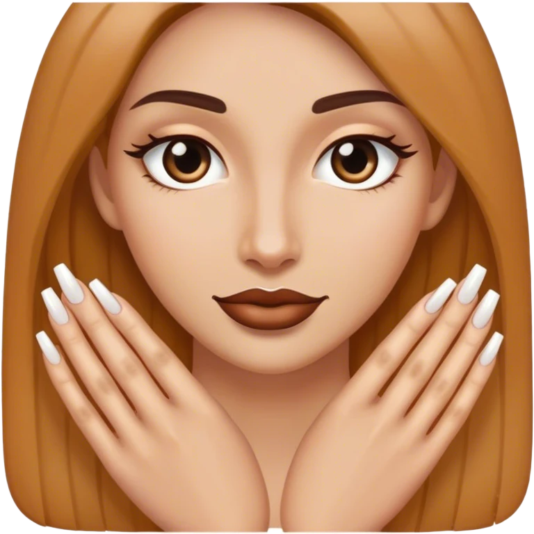 Baddie nails emoji