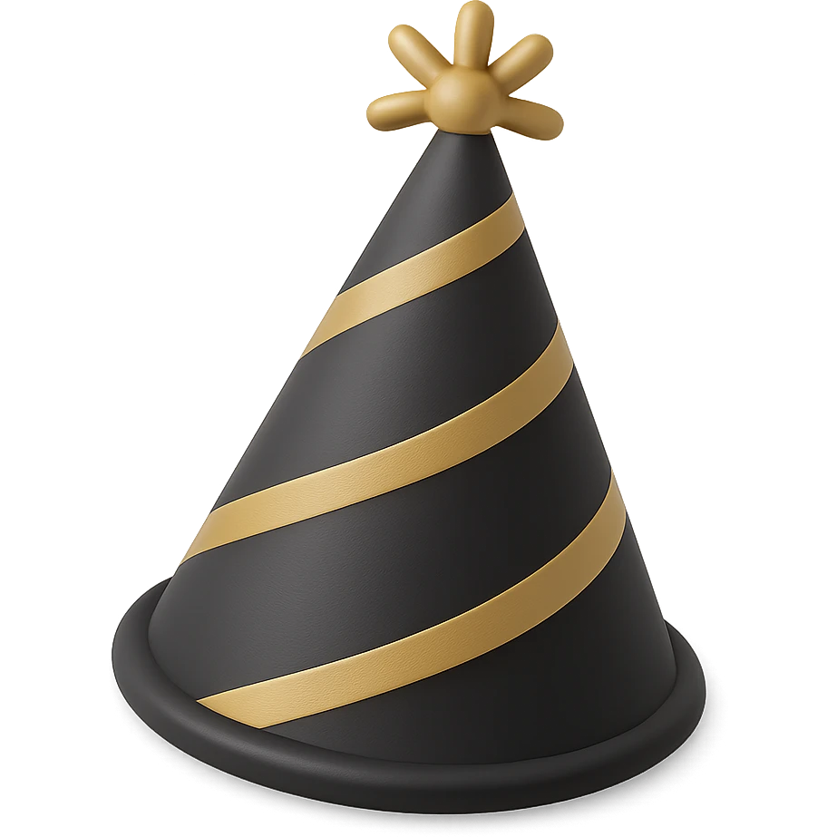 party hat emoji