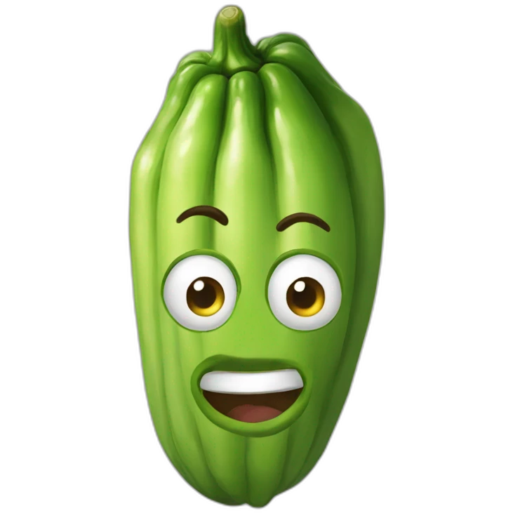 Cornichon caca emoji