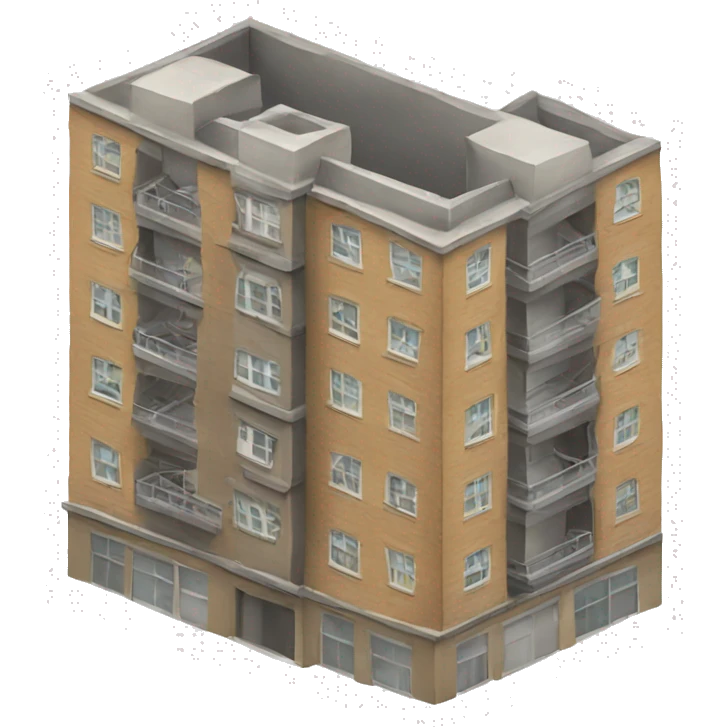 Apartment building for birds emoji