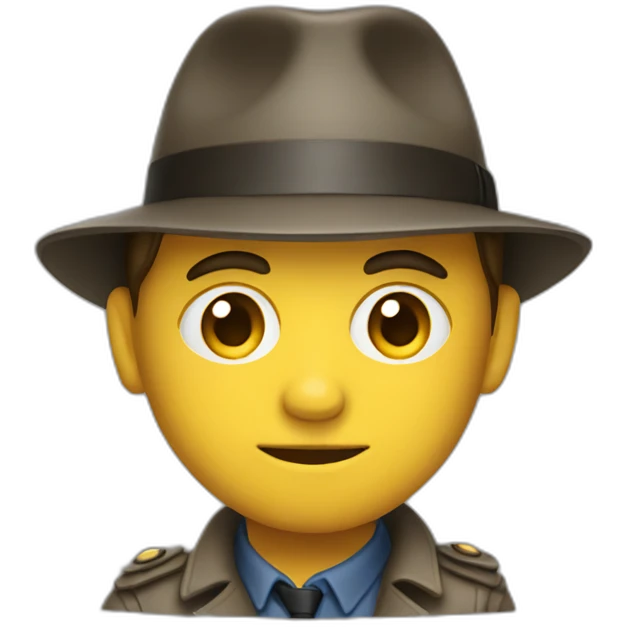 sneaky detective emoji