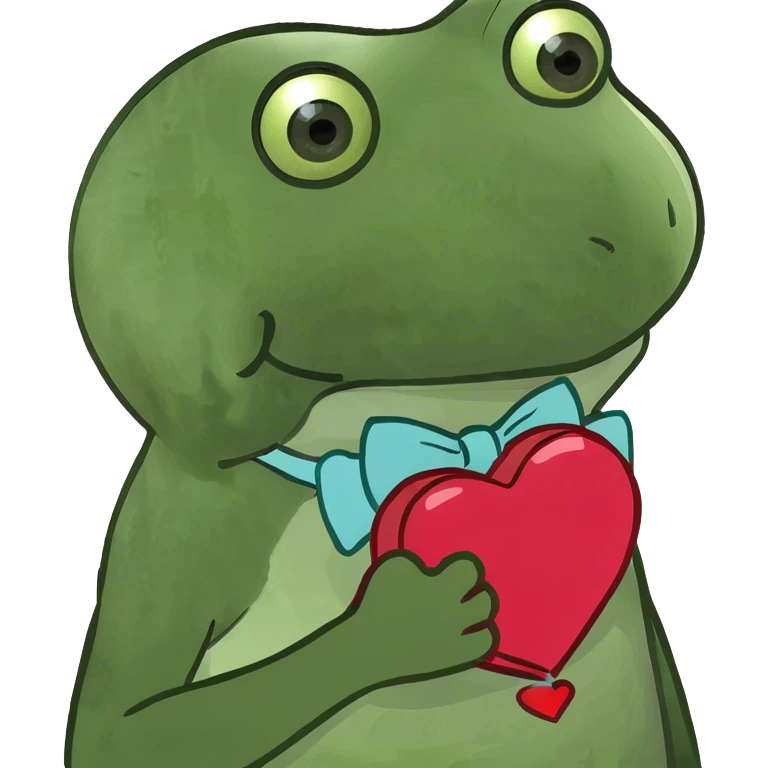 Holding a heart  emoji