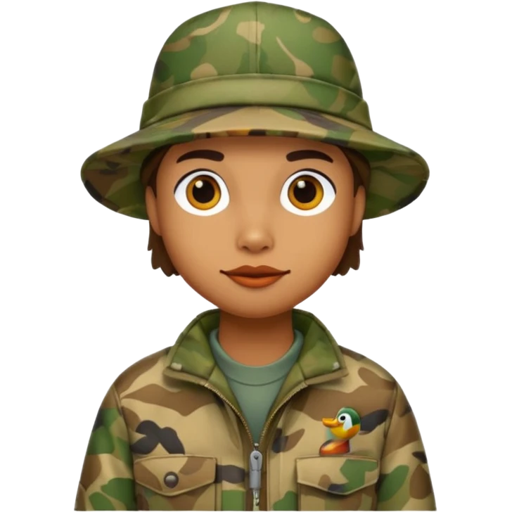 Duck hunter emoji