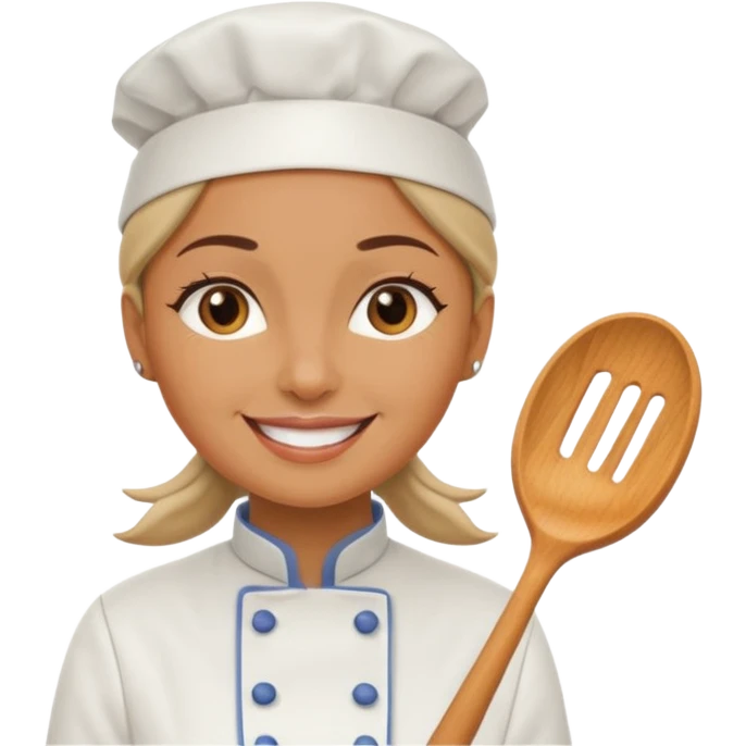 woman wearing chef hat emoji