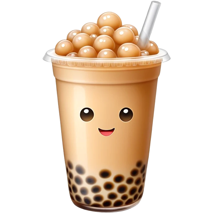 bubble tea brown emoji