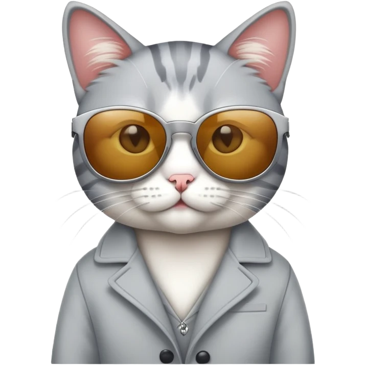Cat wearing sunglasses emoji