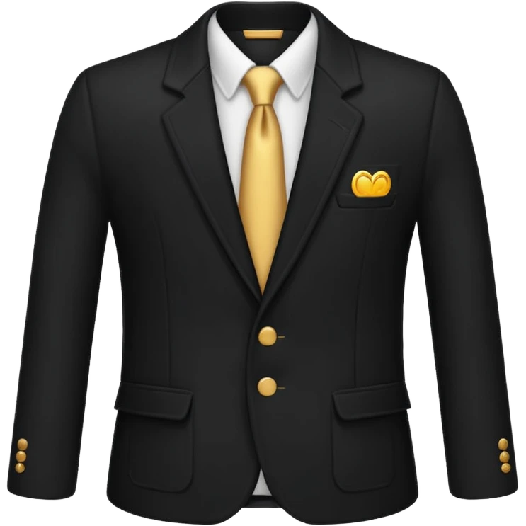 school blazer black emoji
