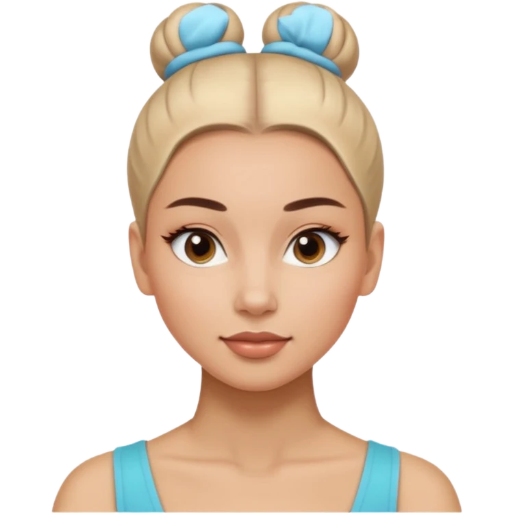 Hazme una imagen de una clean girl emoji