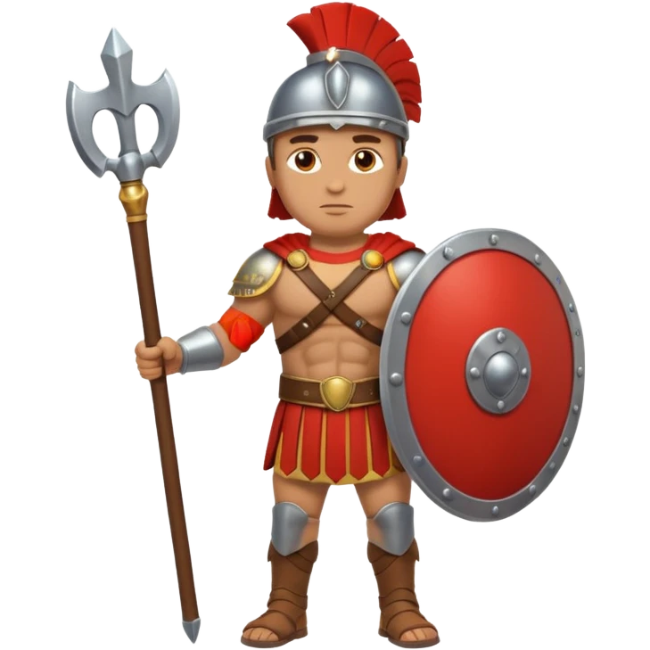 roman soldier with shield emoji