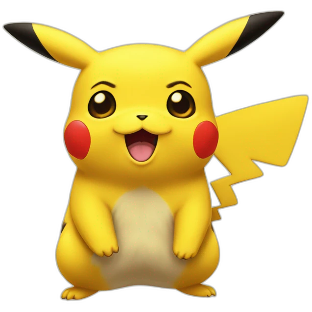pikachu clin d'oeil emoji