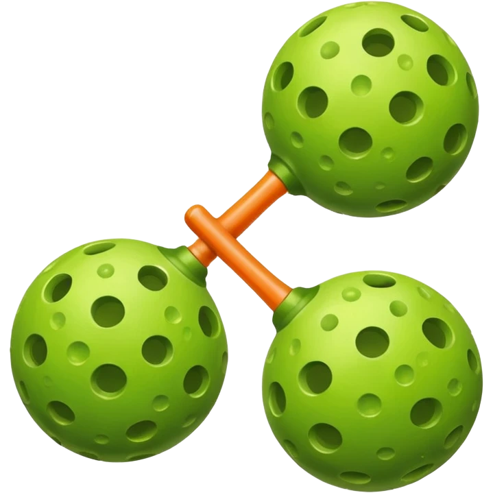 Two pickleballs emoji