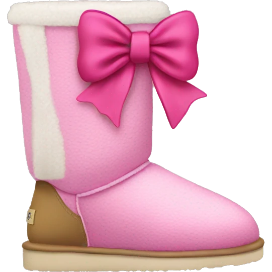 Uggs with bows emoji