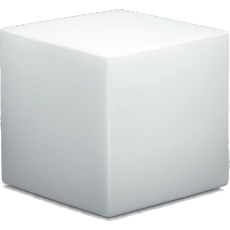 White cube emoji