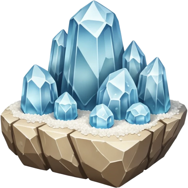Salt rock emoji
