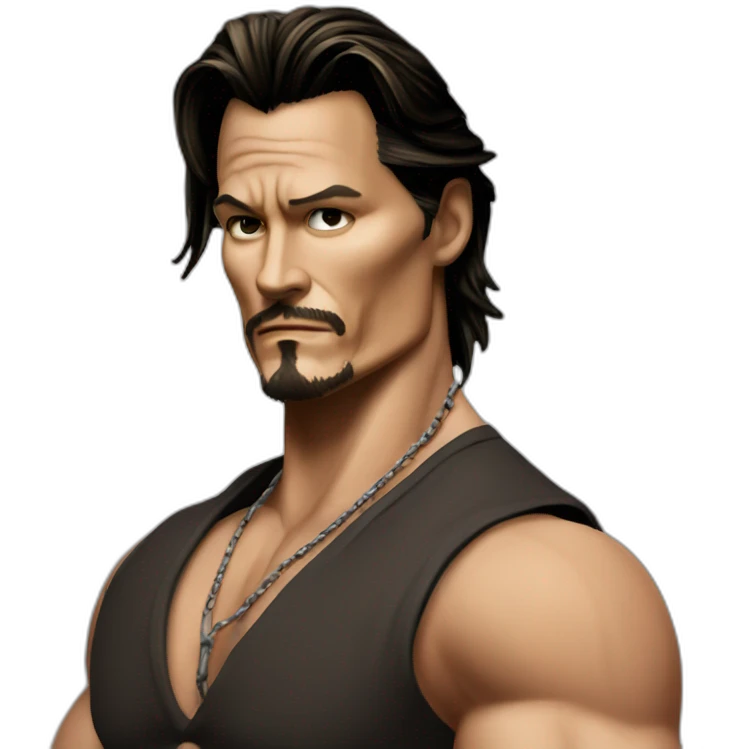 JOHNYY DEPP SHOWING BICEP MUSCLE emoji