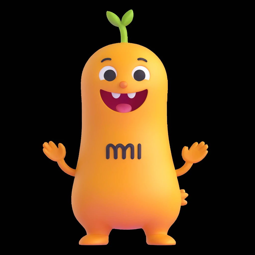 scibidi character, cheerful expression emoji