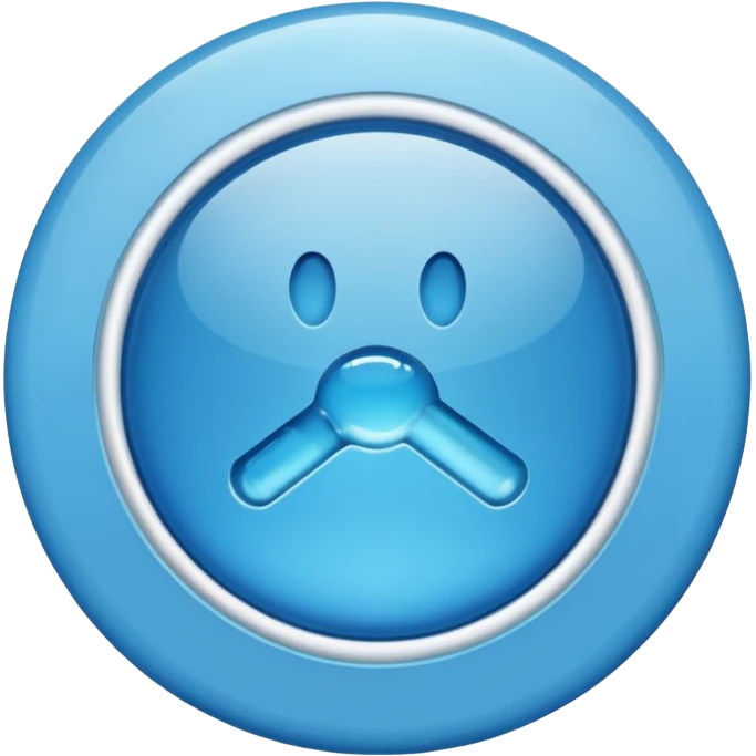 blue tablet medicine emoji