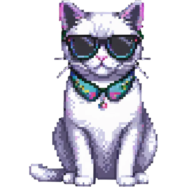 cat wearing sunglasses emoji
