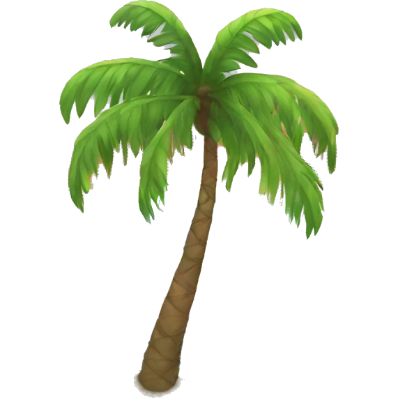 rainbow palm tree emoji