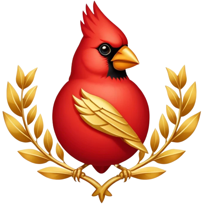 Cardinal's emblem emoji