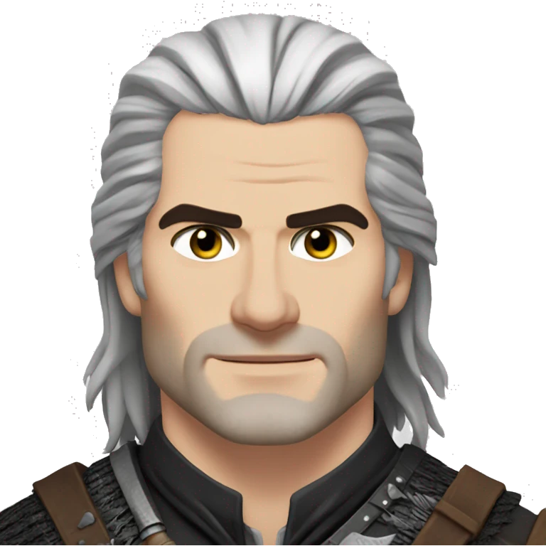 Henry Cavill as The Witcher. emoji