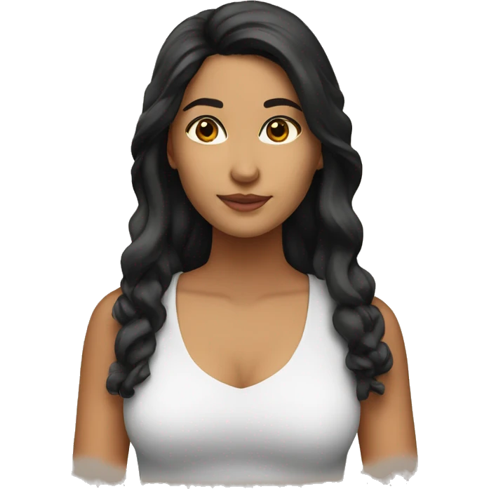 Brunette latina  emoji