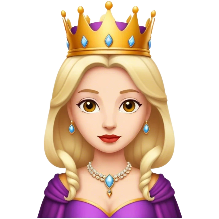 a confident queen emoji