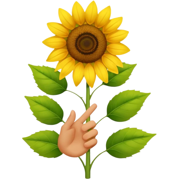 sonnenblumenstrauch  ohne personen, aber mit ok zeichen emoji