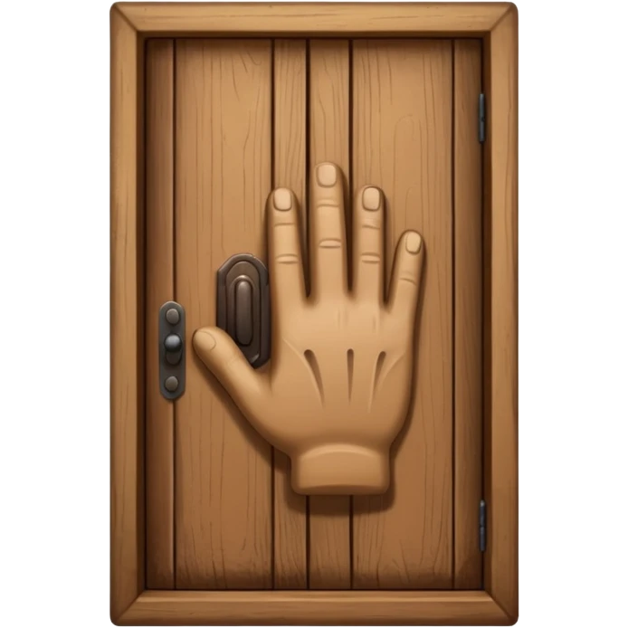 hand knock the door emoji