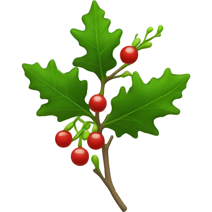 Mistletoe emoji