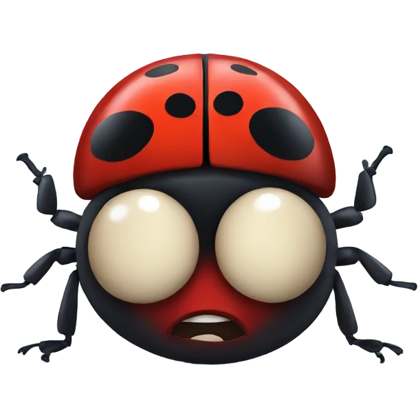 Angry ladybug  emoji