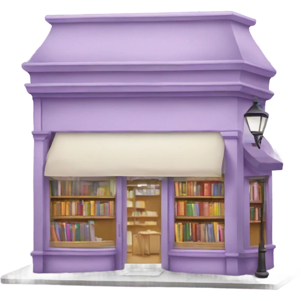 Light light purple Bookshop emoji