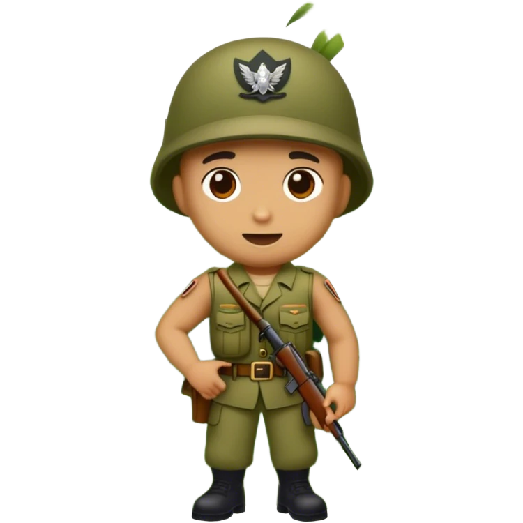 jungle Army man emoji