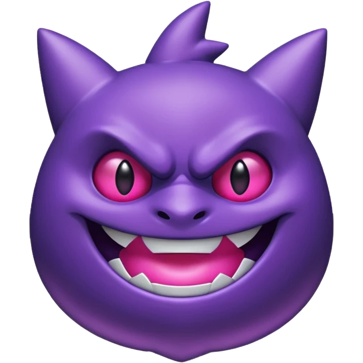 Pokemon legendary purple and pink mega gengar emoji