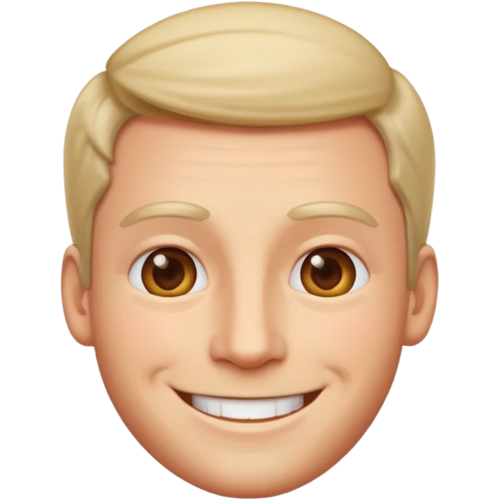 man standing proudly on a mountain summit, apple style emoji emoji