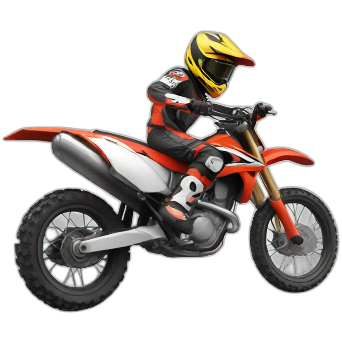 Moto cross emoji