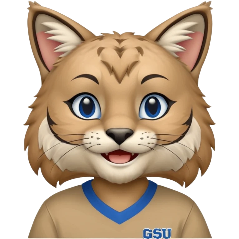 Georgia College and State University Bobcat mascot emoji copy and paste emoji