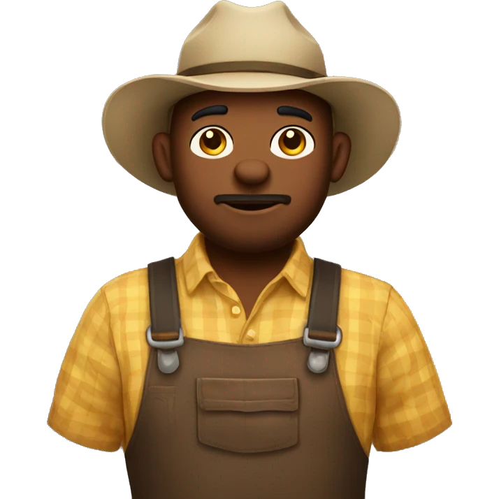 a bear farmer emoji
