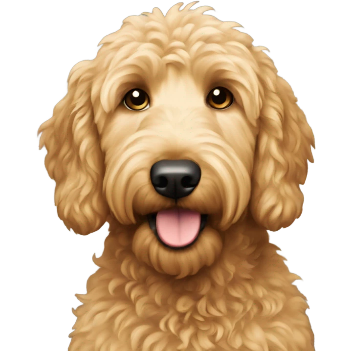 Golden doodle emoji